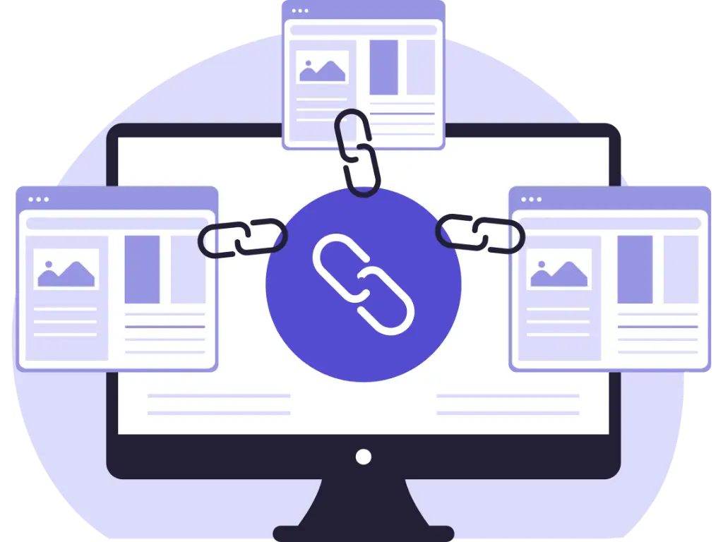 Off-Page SEO 1 Off-Page SEO concept showing linked websites and authority building