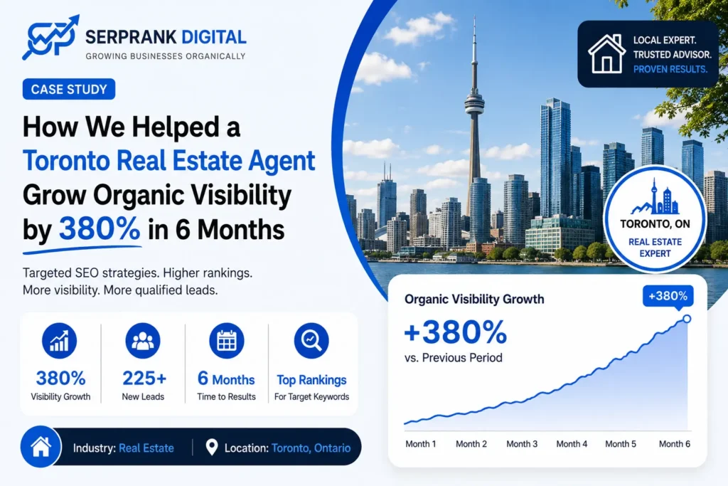 Case studies 9 Case study image that how we helped a toronto real estate agent grow